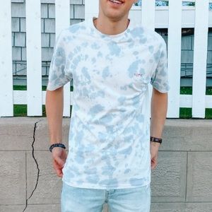 Cotton On, Blue Tie Dye T-Shirt, Mens Small